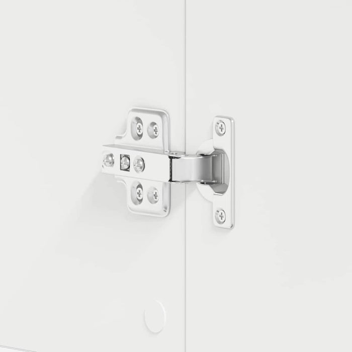 Armadio per Scarpe  Bianco 80x39x180 cm Legno Ingegnerizzato 3333866