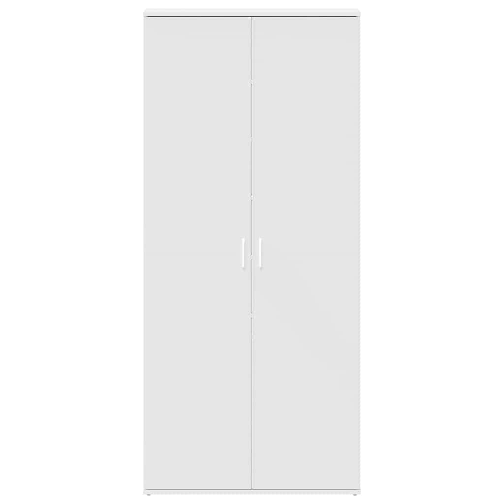 Armadio per Scarpe  Bianco 80x39x180 cm Legno Ingegnerizzato 3333866