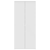 Armadio per Scarpe  Bianco 80x39x180 cm Legno Ingegnerizzato 3333866