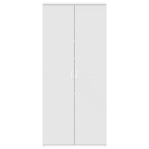 Armadio per Scarpe  Bianco 80x39x180 cm Legno Ingegnerizzato 3333866