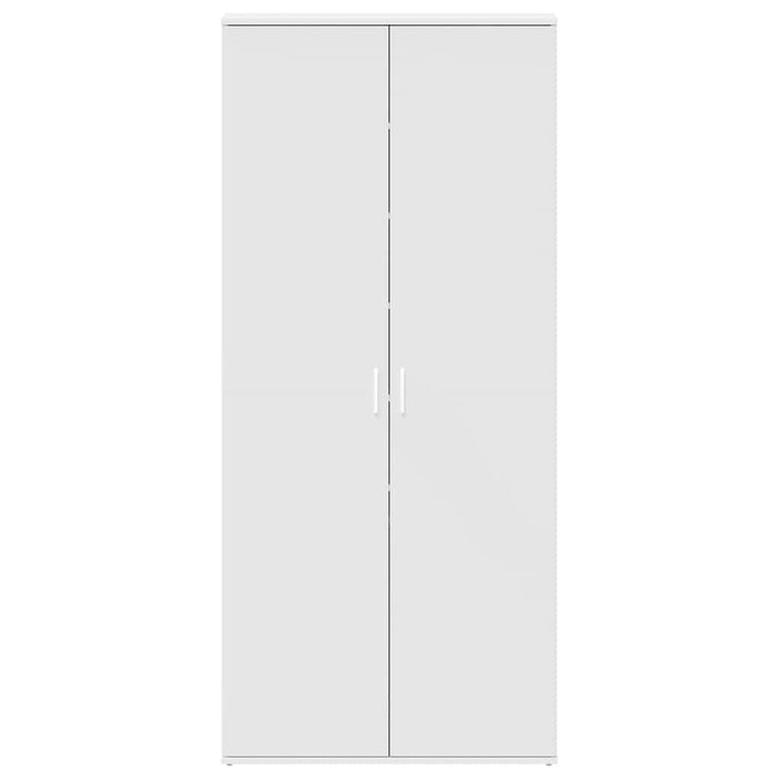 Armadio per Scarpe  Bianco 80x39x180 cm Legno Ingegnerizzato 3333866