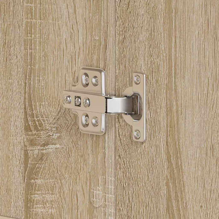 Mobile per Scarpe Quercia Sonoma 80x39x180 cm Legno Ingegnerizzato 3333868