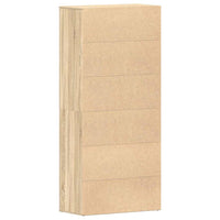 Mobile per Scarpe Quercia Sonoma 80x39x180 cm Legno Ingegnerizzato 3333868