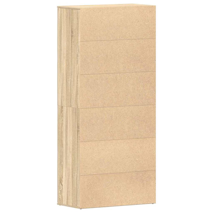 Mobile per Scarpe Quercia Sonoma 80x39x180 cm Legno Ingegnerizzato 3333868