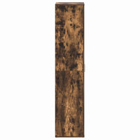 Mobile per Scarpe  Rovere Affumicato 80x39x180 cm Legno Ingegnato 3333870