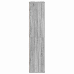 Armadio per Scarpe Grigio Sonoma 80x39x180 cm Legno ingegnerizzato 3333871
