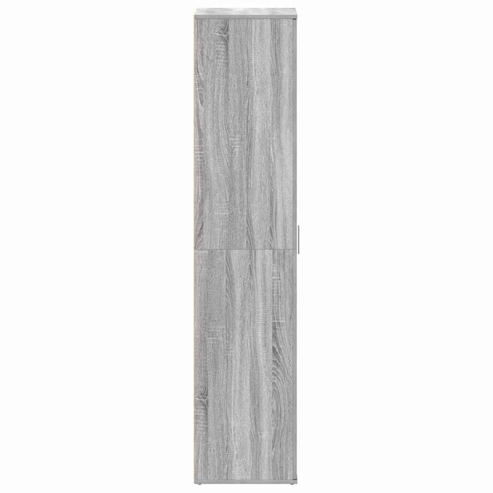 Armadio per Scarpe Grigio Sonoma 80x39x180 cm Legno ingegnerizzato 3333871