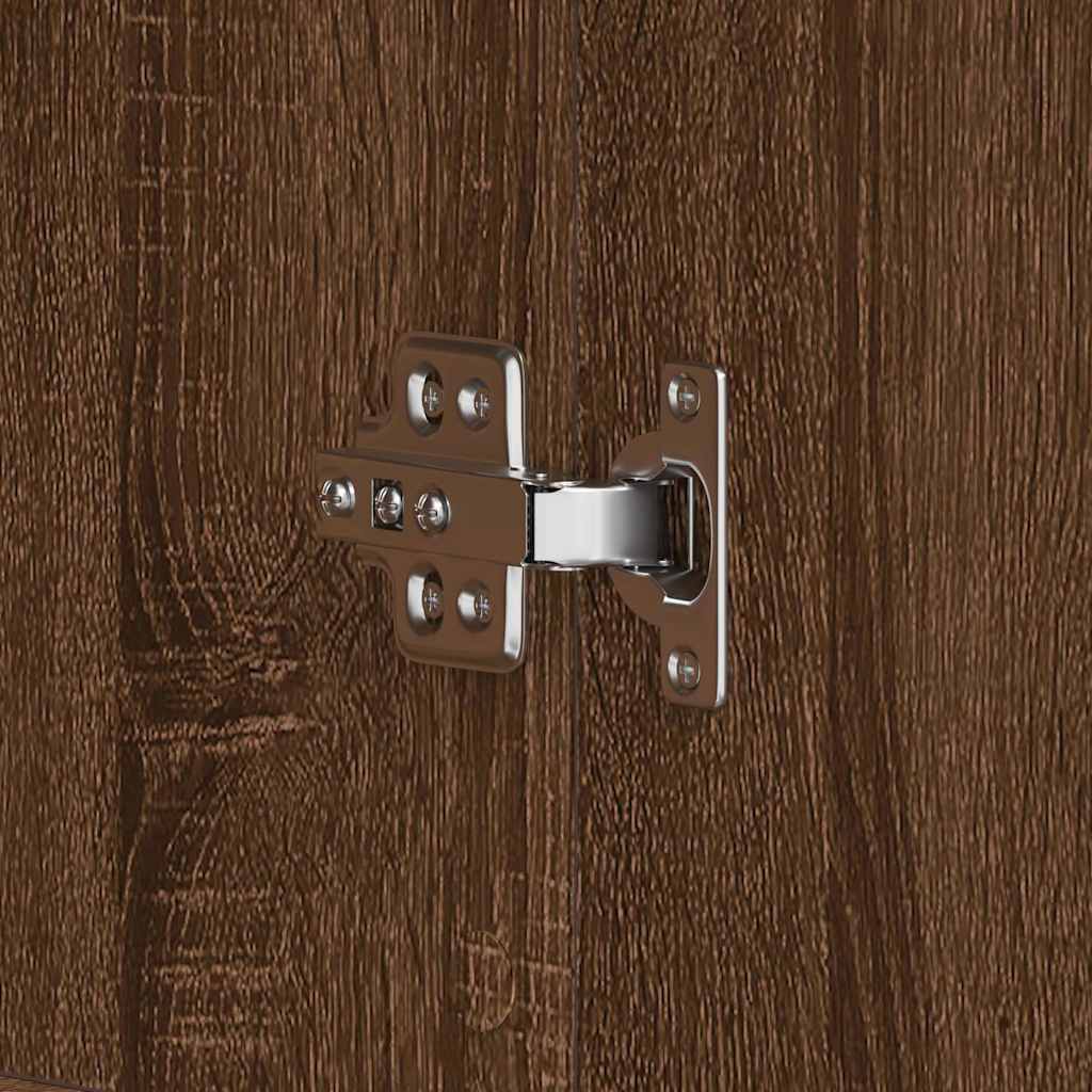 Mobile per scarpe Marrone 80 x 39 x 180 cm Legno multistrato 3333872