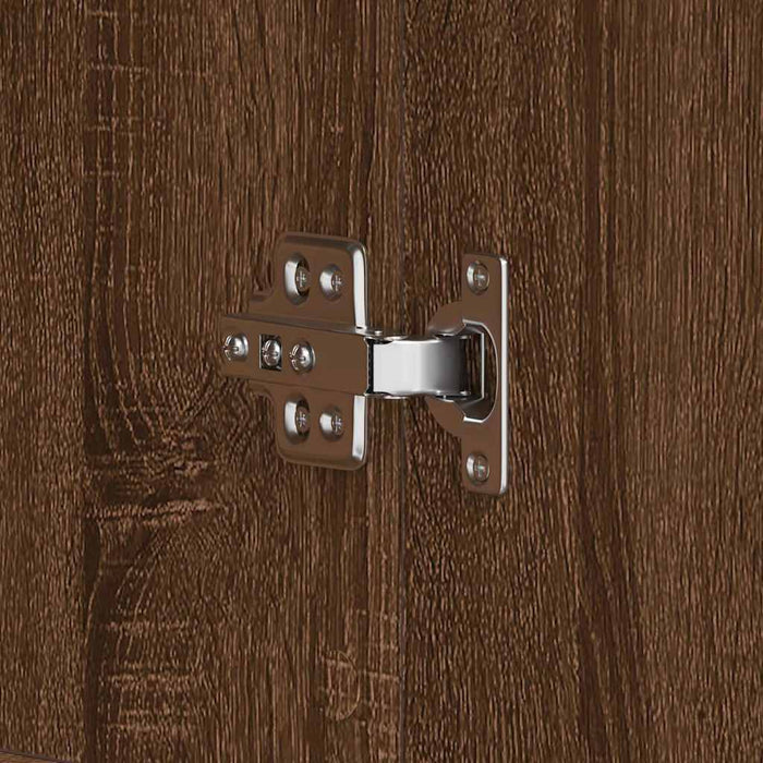 Mobile per scarpe Marrone 80 x 39 x 180 cm Legno multistrato 3333872