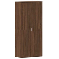 Mobile per scarpe Marrone 80 x 39 x 180 cm Legno multistrato 3333872