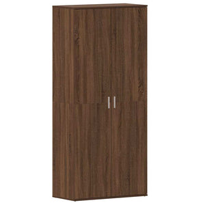 Mobile per scarpe Marrone 80 x 39 x 180 cm Legno multistrato 3333872