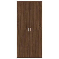 Mobile per scarpe Marrone 80 x 39 x 180 cm Legno multistrato 3333872