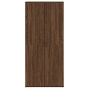 Mobile per scarpe Marrone 80 x 39 x 180 cm Legno multistrato 3333872