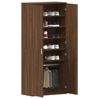 Mobile per scarpe Marrone 80 x 39 x 180 cm Legno multistrato 3333872