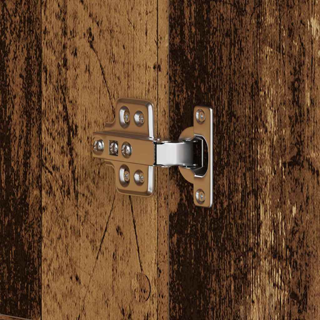 Mobile per Scarpe Legno Vecchio 80x39x180 cm Legno Ingegnierizzato 3333873