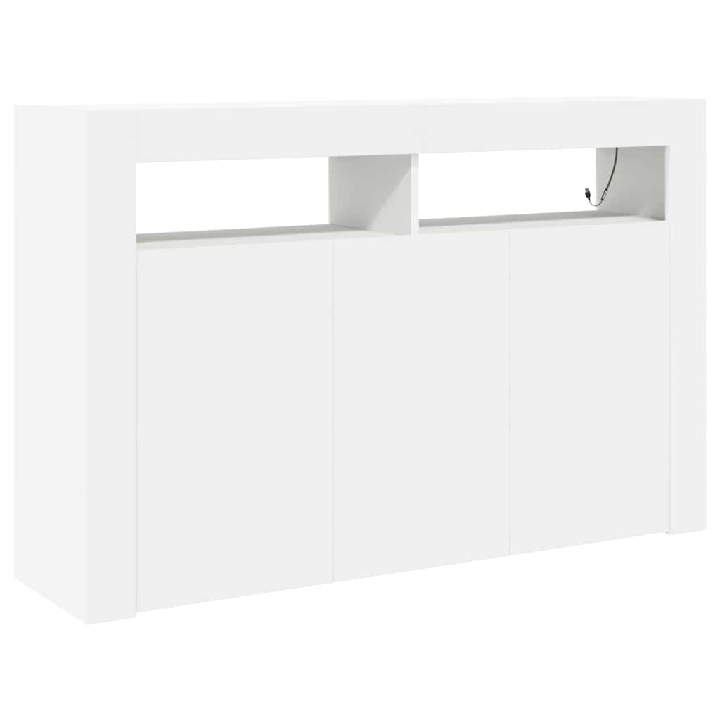 Credenza-Buffet-Armadio da cucina Bianco 116 x 30 x 75 cm Legno multistrato