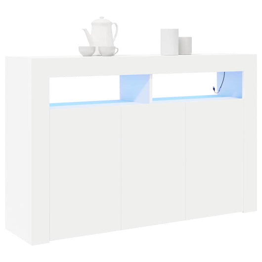 Credenza-Buffet-Armadio da cucina Bianco 116 x 30 x 75 cm Legno multistrato