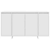 Credenza-Buffet-Armadio da cucina Bianco 135 x 41 x 75 cm Legno multistrato