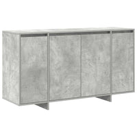 Credenza Grigia in Cemento Grigio cemento Legno ingegnerizzato 3333889