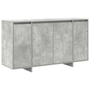 Credenza Grigia in Cemento Grigio cemento Legno ingegnerizzato 3333889