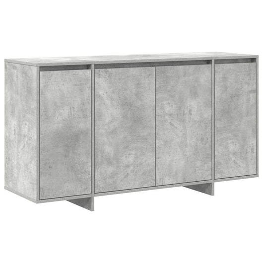 Credenza Grigia in Cemento Grigio cemento Legno ingegnerizzato 3333889