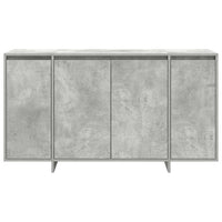 Credenza Grigia in Cemento Grigio cemento Legno ingegnerizzato 3333889