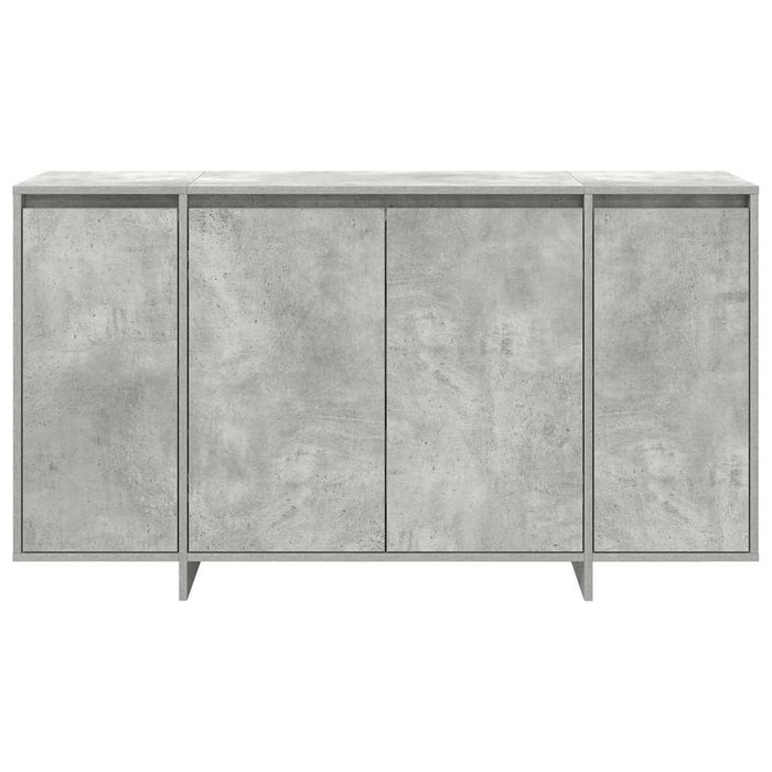 Credenza Grigia in Cemento Grigio cemento Legno ingegnerizzato 3333889