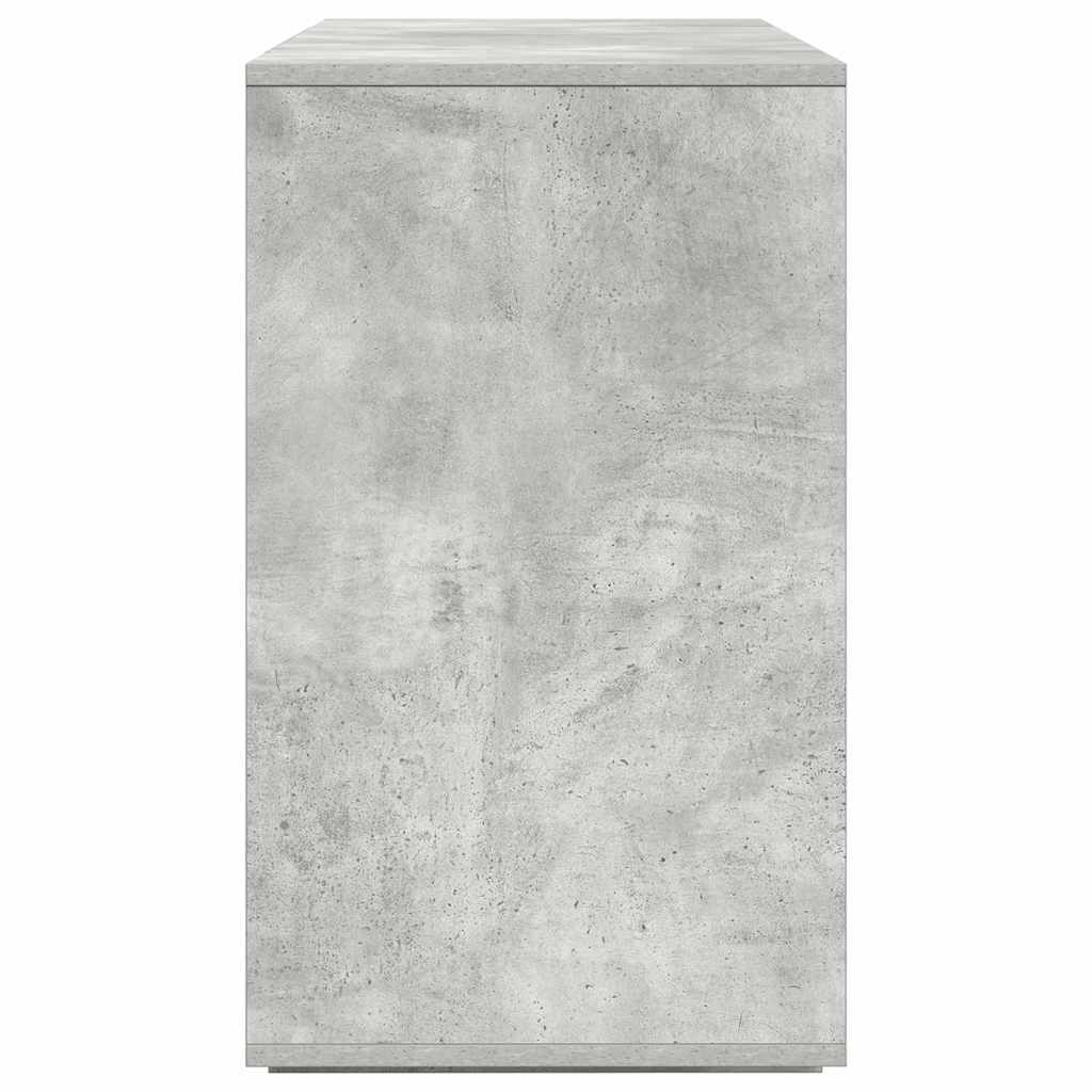 Credenza Grigia in Cemento Grigio cemento Legno ingegnerizzato 3333889