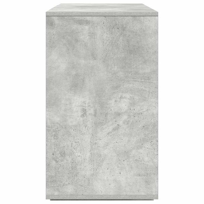 Credenza Grigia in Cemento Grigio cemento Legno ingegnerizzato 3333889