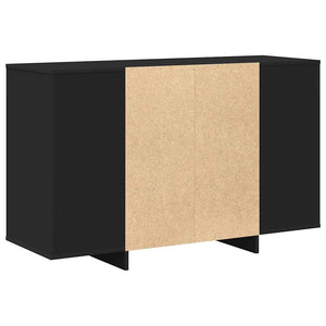 Credenza-Buffet-Armadio da cucina Nero 120 x 41 x 75 cm Legno multistrato