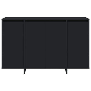 Credenza-Buffet-Armadio da cucina Nero 120 x 41 x 75 cm Legno multistrato