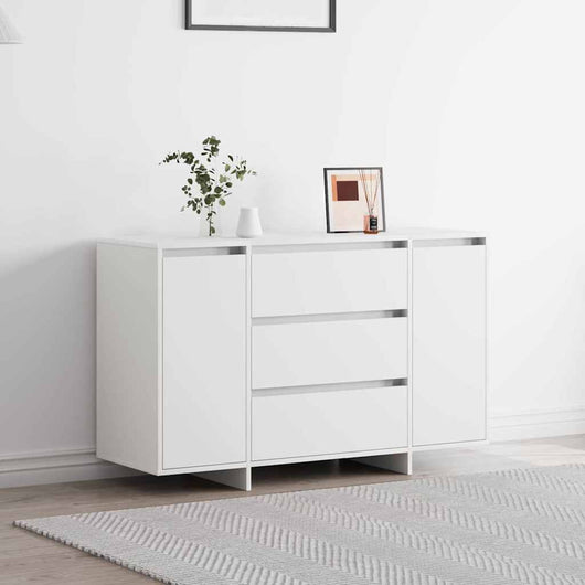 Credenza con Cassetto-Buffet-Armadio da cucina Bianco 120 x 41 x 75 cm Legno multistrato