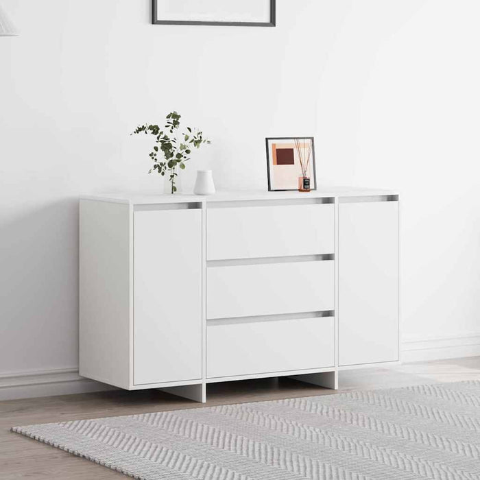 Credenza con Cassetto-Buffet-Armadio da cucina Bianco 120 x 41 x 75 cm Legno multistrato