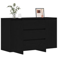 Sideboard  Nero Rovere 120x41x75 cm in Legno ingegnerizzato 3333915