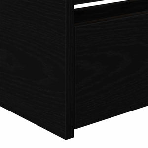 Struttura di daybed con cassetti Rovere nero 90 x 190 cm 3333998
