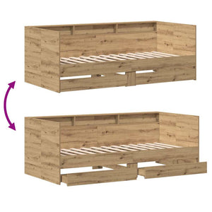 Daybed Rovere artigianale 90 x 190 cm Legno multistrato 3334003