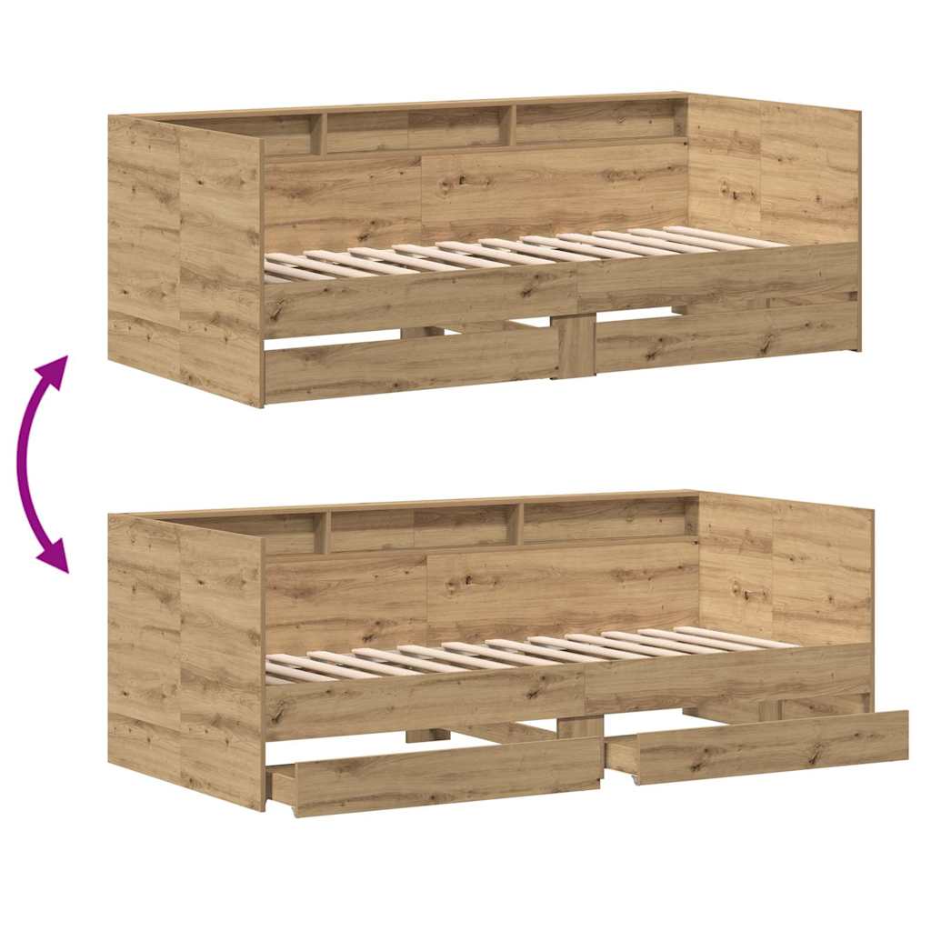 Daybed Rovere artigianale 75 x 190 cm Legno multistrato 3334006