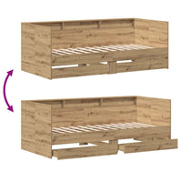 Daybed Rovere artigianale 75 x 190 cm Legno multistrato 3334006