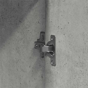 Guardaroba Grigio cemento 55 x 25 x 189 cm Legno multistrato 3334011