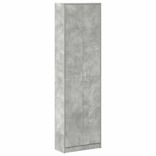 Guardaroba Grigio cemento 55 x 25 x 189 cm Legno multistrato 3334011