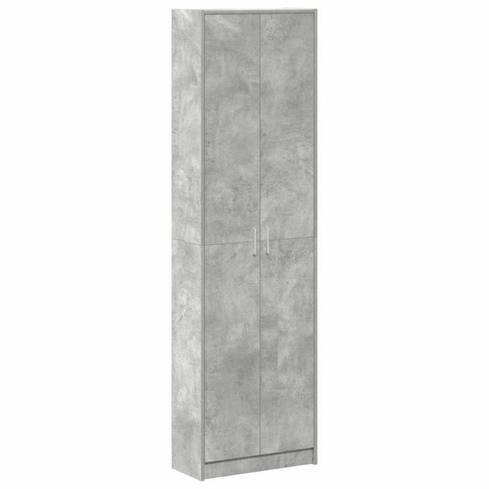 Guardaroba Grigio cemento 55 x 25 x 189 cm Legno multistrato 3334011