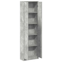 Guardaroba Grigio cemento 55 x 25 x 189 cm Legno multistrato 3334011