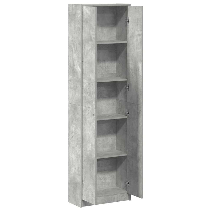 Guardaroba Grigio cemento 55 x 25 x 189 cm Legno multistrato 3334011