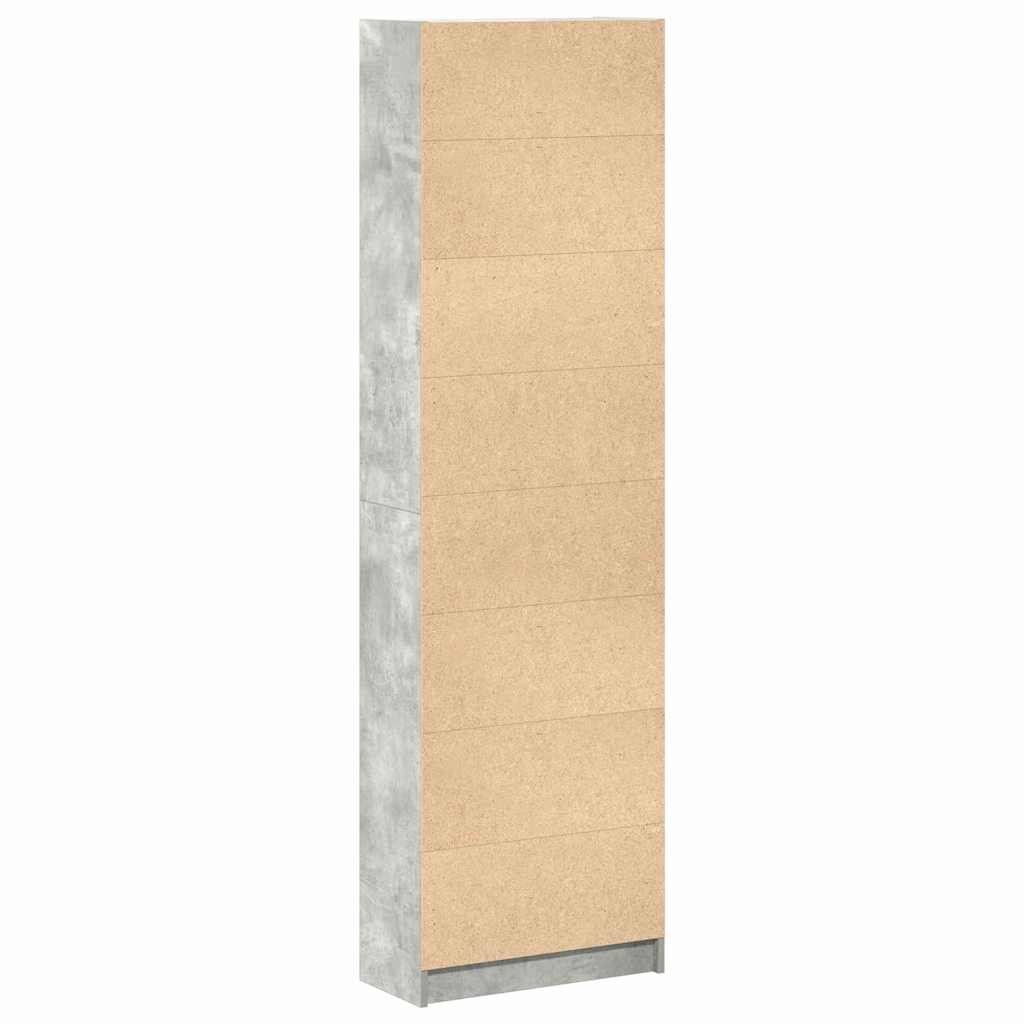 Guardaroba Grigio cemento 55 x 25 x 189 cm Legno multistrato 3334011