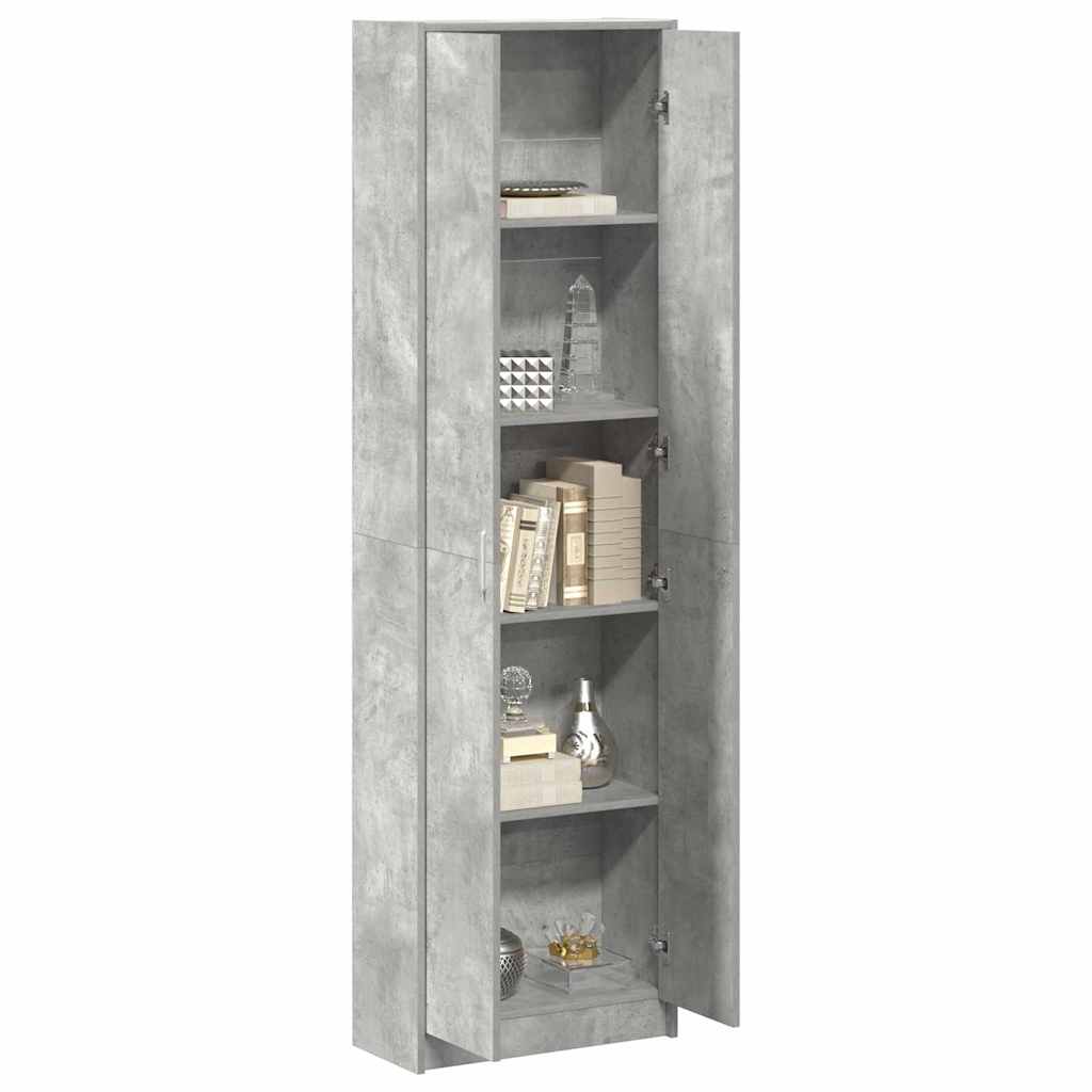 Guardaroba Grigio cemento 55 x 25 x 189 cm Legno multistrato 3334011