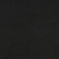 Divano Letto Singolo con ruote Nero 90 x 165 x 87 cm Velluto 42002703