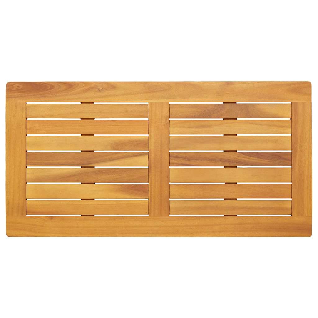 Piano Tavolo  90x45x2,2 cm Rettangolare in Legno Massiccio di Acacia 4108094