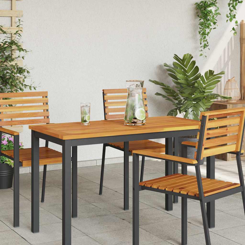 Piano Tavolo  110x55x2,2 cm Rettangolare in Legno Massello di Acacia 4108096