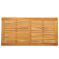 Piano Tavolo  110x55x2,2 cm Rettangolare in Legno Massello di Acacia 4108096