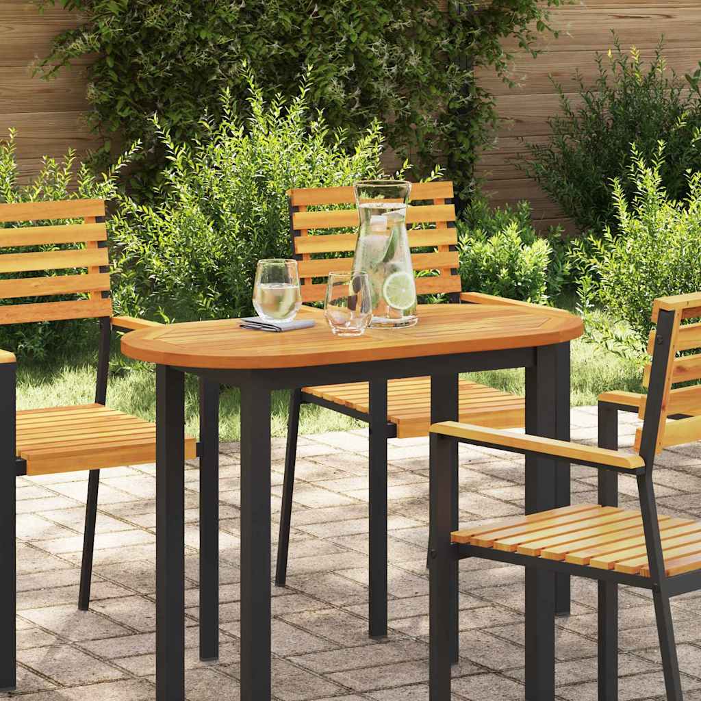 Piano del Tavolo 90x45x2,2 cm Ovale in Legno Massello di Acacia 4108099